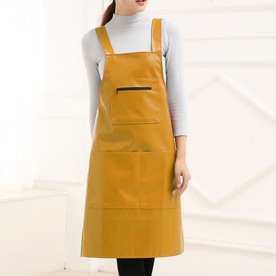 Προσαρμοσμένο logo δερμάτινη ποδιά για Chef Stylist Grill Εστιατόριο Μπαρ και Καφετέριες Αειφόρος