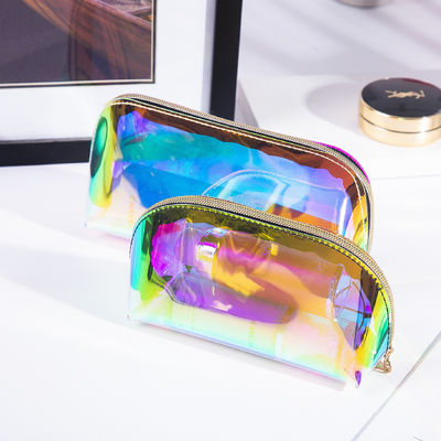 Προσαρμοσμένο λογότυπο TPU Laser Cosmetic Bag εκτυπωμένο για φορητή αποθήκευση από τον Chic Ritzy
