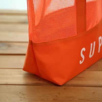 Πολυεστέρα Κύριο υλικό Custom Ultralight Μεγάλο Προσωπικό Beach Mesh Tote Bag