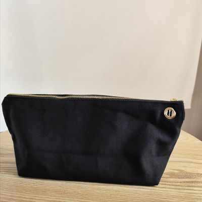 OEM/ODM Αποδεκτό Custom Logo Printed Canvas Zipper Makeup Bag για αποθήκευση μολυβιού και νομισμάτων