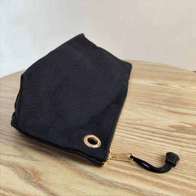 OEM/ODM Αποδεκτό Custom Logo Printed Canvas Zipper Makeup Bag για αποθήκευση μολυβιού και νομισμάτων
