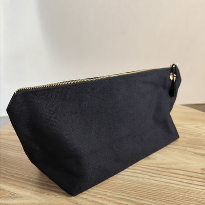 OEM/ODM Αποδεκτό Custom Logo Printed Canvas Zipper Makeup Bag για αποθήκευση μολυβιού και νομισμάτων