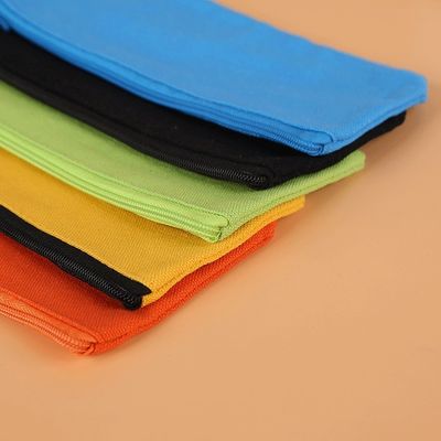 Προσαρμοσμένο λογότυπο εκτύπωση καμβά μολύβι τσάντα για τις απαιτήσεις των πελατών