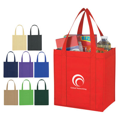 Τελευταία μοντέρνα στυλ Custom Printed Nonwoven Fabric Grocery Totebag Παρασκευαστές