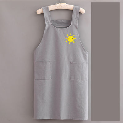 Προσαρμοσμένο λογότυπο Canvas Chef Cotton Unisex Uniform Apron για εμπορική κουζίνα