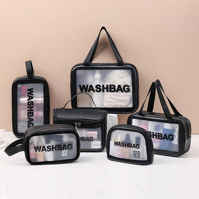 Κλειδωμένο με φερμουάρ Custom Pouch Beauty Makeup Bag με τυπωμένο λογότυπο και ταξιδιωτική καλλυντική τσάντα