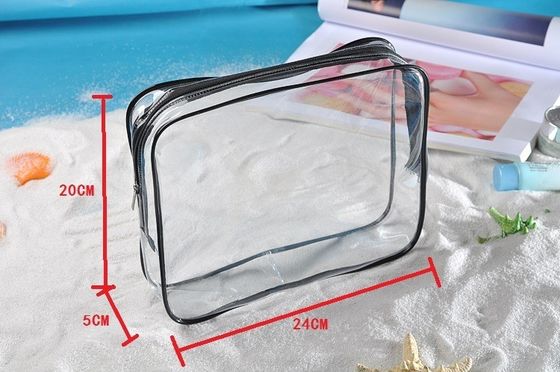3-PC Crystal Clear Cosmetic Bag Set για ταξίδια και είδη τουαλέτας OEM/ODM Δικαιούται