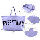 Unisex Custom Printed Fabric Shopping Tote Bag με μεγάλη χωρητικότητα και προσαρμοσμένο χρώμα