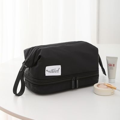 Προσαρμοσμένο λογότυπο εκτυπωμένο Eco Friendly Vanity Case Velvet Zipper Pouch για καλλυντικά μακιγιάζ