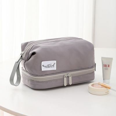 Προσαρμοσμένο λογότυπο εκτυπωμένο Eco Friendly Vanity Case Velvet Zipper Pouch για καλλυντικά μακιγιάζ