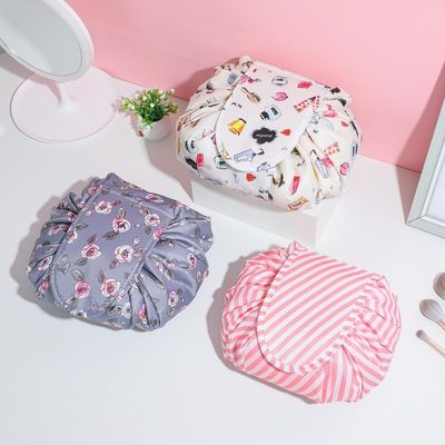 Προσαρμοσμένο λογότυπο Εκτύπωση Oxford Drawstring Cosmetic Bag για το νεότερο μοντέρνο στυλ
