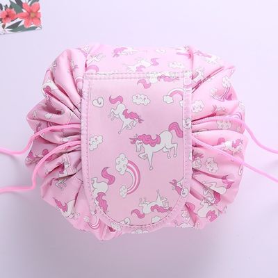 Προσαρμοσμένο λογότυπο Εκτύπωση Oxford Drawstring Cosmetic Bag για το νεότερο μοντέρνο στυλ