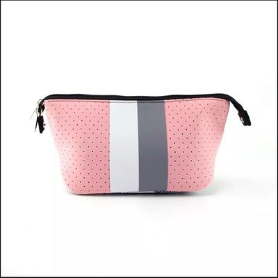 Κλειδωμένο με φερμουάρ Neoprene Makeup Bag για καλλυντικά