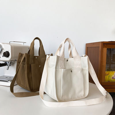 Νέο μοντέρνο στυλ καμβά crossbody ψώνια τσάντα με ρυθμιζόμενο ιμάντα