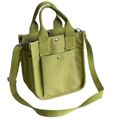 Νέο μοντέρνο στυλ καμβά crossbody ψώνια τσάντα με ρυθμιζόμενο ιμάντα
