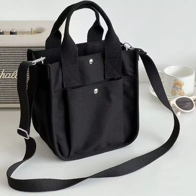 Νέο μοντέρνο στυλ καμβά crossbody ψώνια τσάντα με ρυθμιζόμενο ιμάντα