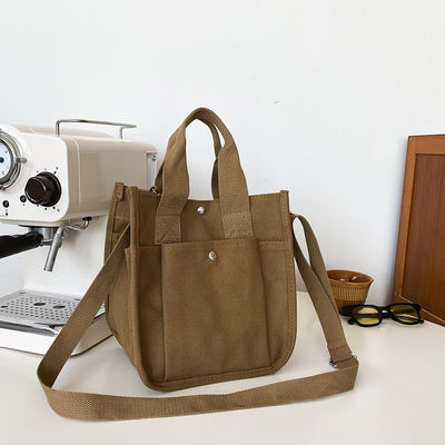 Νέο μοντέρνο στυλ καμβά crossbody ψώνια τσάντα με ρυθμιζόμενο ιμάντα