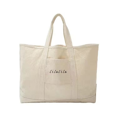 Μοντέλα Unisex Μεγάλη χωρητικότητα Canvas Tote Bag για ψώνια και παραλία
