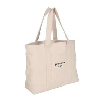 Μοντέλα Unisex Μεγάλη χωρητικότητα Canvas Tote Bag για ψώνια και παραλία
