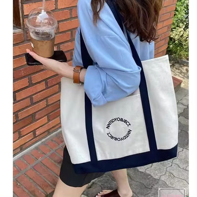 Μοντέλα Unisex Μεγάλη χωρητικότητα Canvas Tote Bag για ψώνια και παραλία
