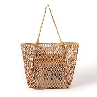 Χειροποίητο One Shoulder crochet τσάντα πλέξιμο σχεδιασμό για απλή και περιστασιακή παραλία καλοκαιρινή εμφάνιση