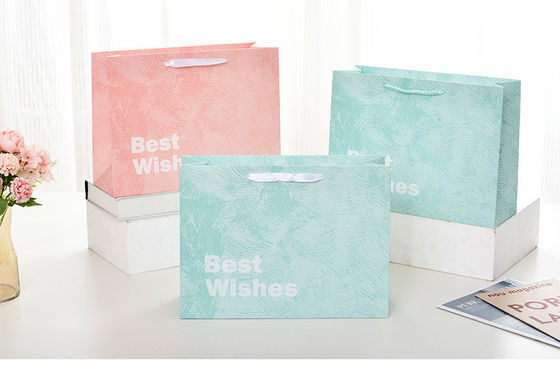 Προσαρμοσμένο Τυπωμένο Λογότυπο Λοξοπωλείο Λογοπωλεία Χάρτινες Τσάντες Δώρων για συσκευασία