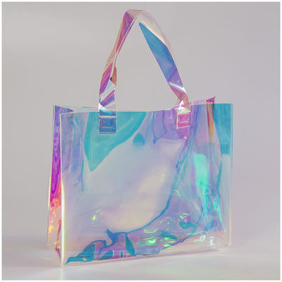 Σχήμα γράμματος PVC Tote Bag Αδιάβροχο Διαφανές και εξατομικεύσιμο σχέδιο