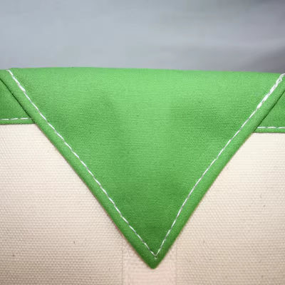 Υπερμεγέθης Eco Friendly Cotton Canvas Tote Bag με Custom Printed Logo Soft-Loop Στυλ