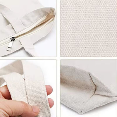 Στυλ Soft-loop Custom Printed Eco Friendly Ανακυκλωμένο Μεγάλο Καμβά Πραγμάτων Εμπορίου