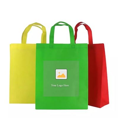 Μεσαίου μεγέθους 30-50cm Non Woven Tote Bag with Heat Transfer Printing Customizable Logo