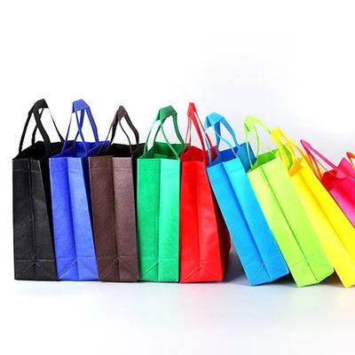 Μεσαίου μεγέθους 30-50cm Non Woven Tote Bag with Heat Transfer Printing Customizable Logo