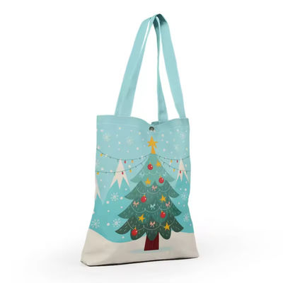 Τελευταία μοντέρνα στυλ Custom Shopping Bag Canvas Tote Bags με πλήρη έγχρωμη εκτύπωση