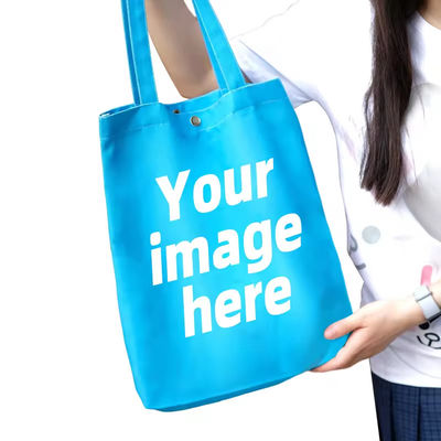 Τελευταία μοντέρνα στυλ Custom Shopping Bag Canvas Tote Bags με πλήρη έγχρωμη εκτύπωση