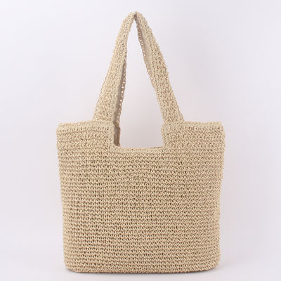 Δικαιούχος OEM/ODM Summer Raffia Straw Tote Bag για ανακυκλωμένη σακούλα παραλίας