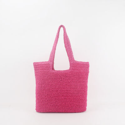 Δικαιούχος OEM/ODM Summer Raffia Straw Tote Bag για ανακυκλωμένη σακούλα παραλίας