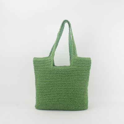 Δικαιούχος OEM/ODM Summer Raffia Straw Tote Bag για ανακυκλωμένη σακούλα παραλίας