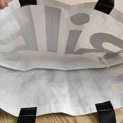 Προσαρμοσμένο λογότυπο εκτύπωση PP Woven Tote Bag για την προώθηση της μελέτης ταξιδιών στην παραλία