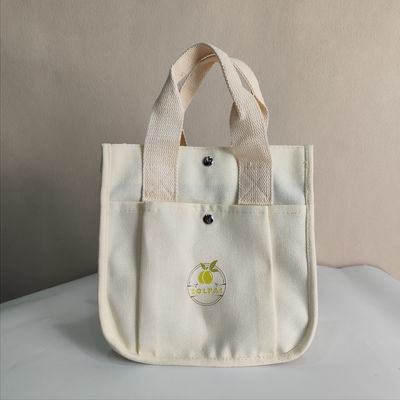 Προσαρμοσμένο λογότυπο εκτύπωση Crossbody Canvas τσάντα Mini Tote ψώνια τσάντα τσάντα με μεγάλη χωρητικότητα