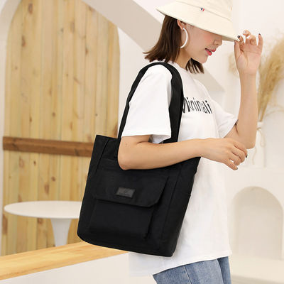 Επαναχρησιμοποιήσιμα Custom Logo Τυπωμένα Tote Bags για Canvas Cotton Full Color Shopping School Bag