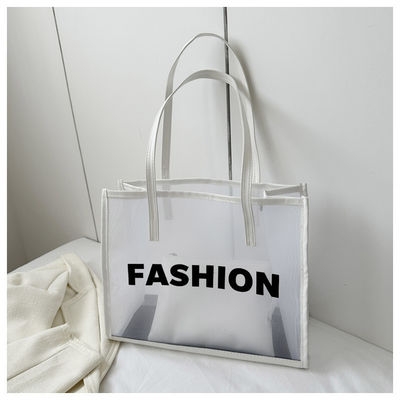 Προσαρμοσμένη Eco Shopping Bag Προσαρμοσμένο σχεδιασμό με λογότυπο Επαναχρησιμοποιήσιμη σακούλα για παραλία από νάιλον