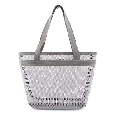 Προσαρμοσμένο Logo Mesh Toiletry Bag Eco Shopping Bag με Zipper Μικρή σακούλα από Nylon Mesh