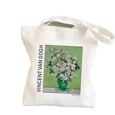 Τσάντα Tote Custom Logo Τυπωμένη Canvas Beach Bag για την καθημερινή σχολική ζωή OEM/ODM Δέχεται