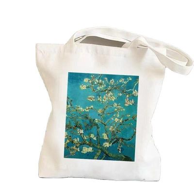 Τσάντα Tote Custom Logo Τυπωμένη Canvas Beach Bag για την καθημερινή σχολική ζωή OEM/ODM Δέχεται