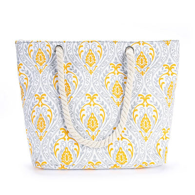 Μεσαίου μεγέθους Custom Striped βαμβακερά Tote σακούλες με καμβά σχοινί λαβή τέλειο δώρο