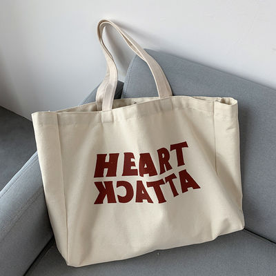 2022 μόδα Custom Women Canvas Tote Bag για ψώνια με οικολογικό υλικό
