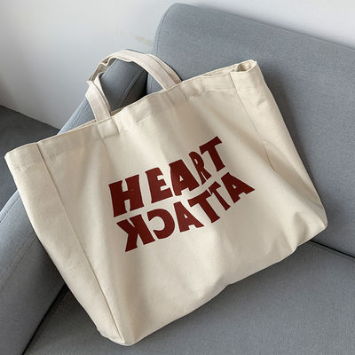 2022 μόδα Custom Women Canvas Tote Bag για ψώνια με οικολογικό υλικό