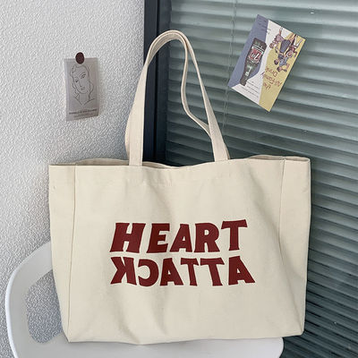 2022 μόδα Custom Women Canvas Tote Bag για ψώνια με οικολογικό υλικό