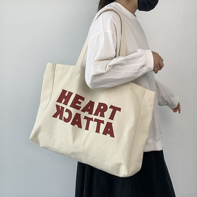 2022 μόδα Custom Women Canvas Tote Bag για ψώνια με οικολογικό υλικό