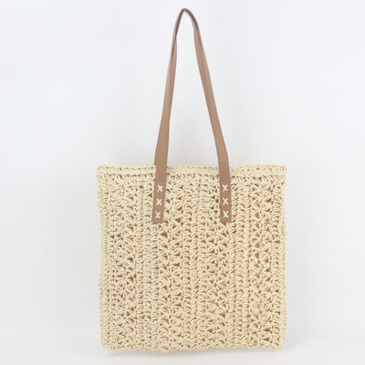 2022 Fashion Handbag Summer Weave Straw Beach Bag Tote Bag με προσαρμοσμένο λογότυπο