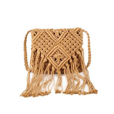 Προσαρμοσμένο λογότυπο Γυναίκες Straw Clutch Weave Shoulder Summer Beach Crossbody Purse Bag με κλείσιμο φερμουάρ